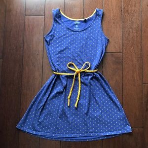 Uniqlo Purple & Yellow Pattern Dress